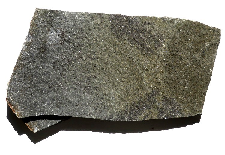 【 天然石 】 黒鉄平石 《 乱形 》 [ケース販売 0.4㎡入]_１ピース ： 表面
