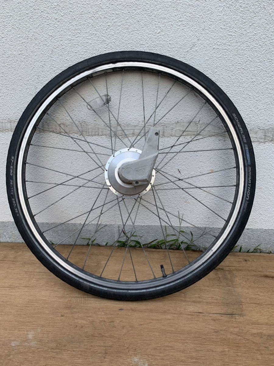 本物 動作品 サンヨー 純正ホイール 用前輪 bike 電動アシスト自転車eneloop エネループバイク 電動アシスト自転車 電動 小型 自転車 エネループ サンヨー
SANYO