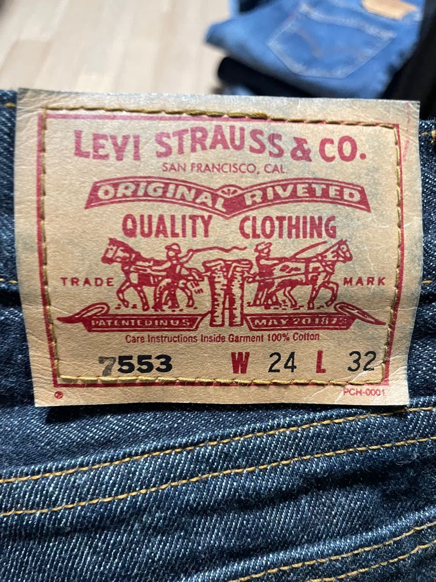 Levi''s デニムパンツ　Lot553 W24 L32