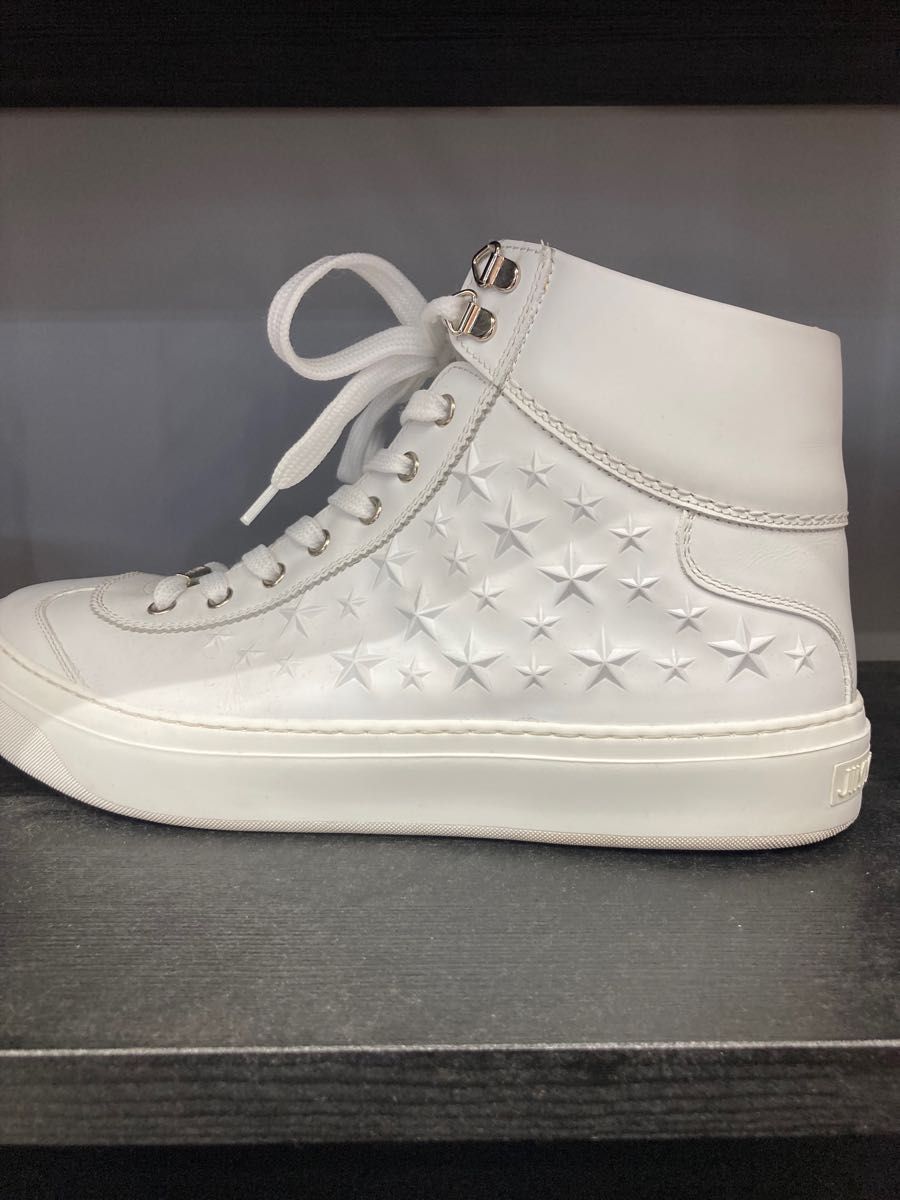 ボタニカルウエディング 美品 ジミーチュウ JIMMY CHOO ハイカット