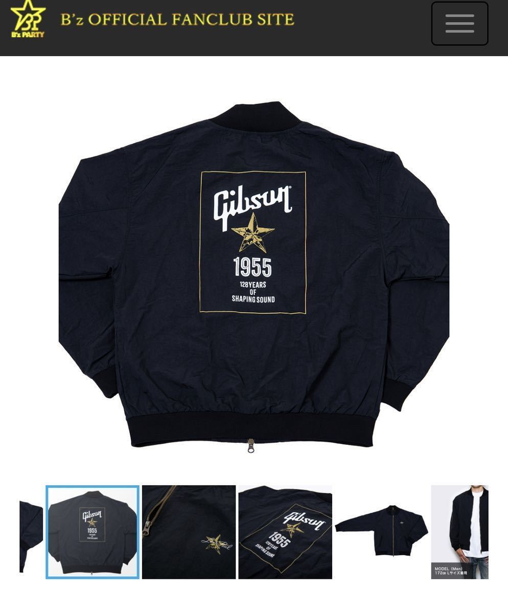 新品LサイズB'z FC受注発注限定グッズ【Light Blouson MA-1 新品LサイズB'z FC受注発注限定グッズ【Light Blouson MA-1