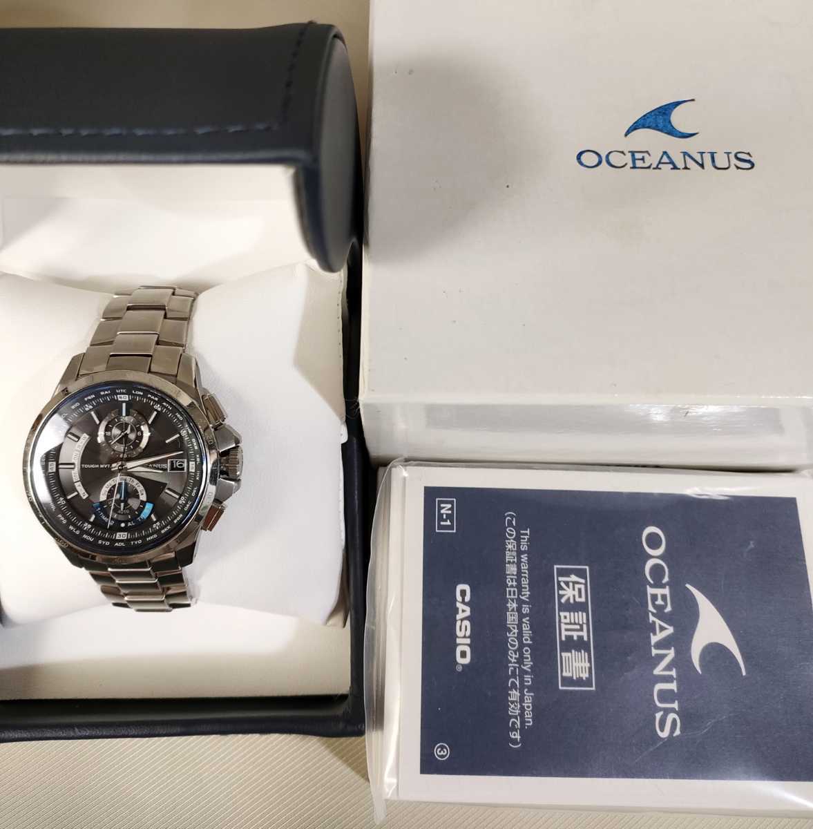 オシアナス OCEANUS OCW-T100TD-1AJF 説明書・余りコマ付属