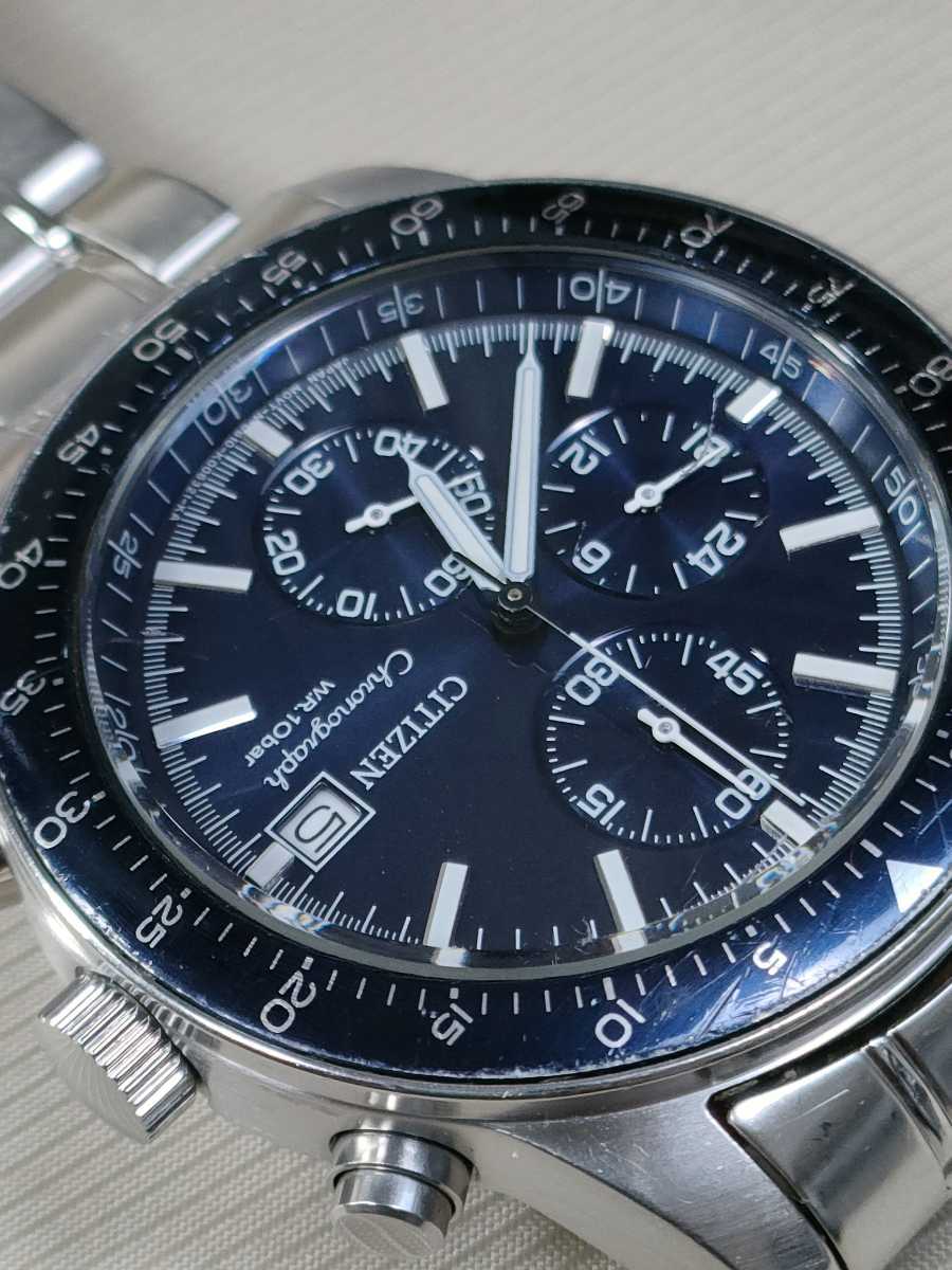 稼働品 CITIZEN スピードマスター クロノグラフ 0610-K003971 稼働品 CITIZEN スピードマスター クロノグラフ 0610-K003971