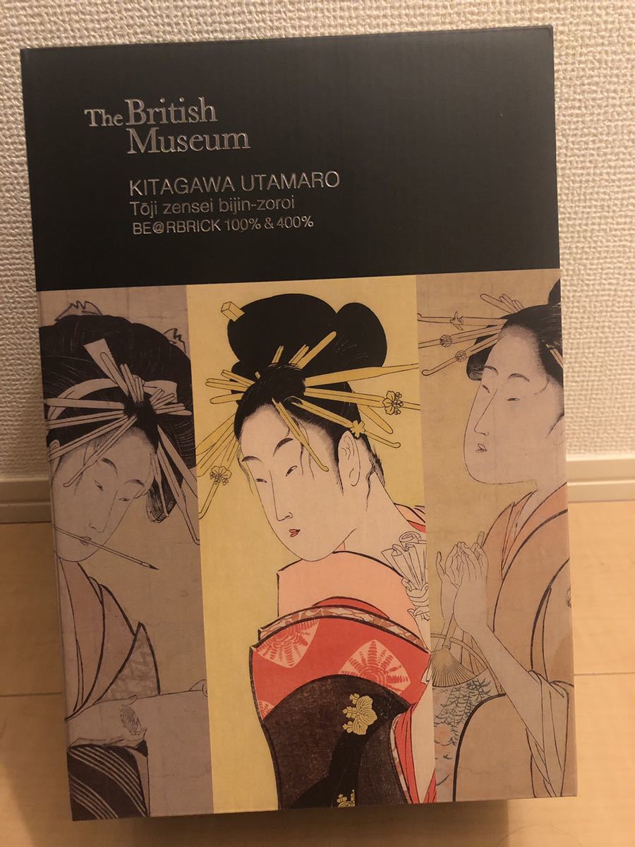 The British Museum KITAGAWA UTAMARO Tji zensei bijin-zoroi ベアブリック/BE@RBRICK 100%&400%(メディコムトイ・喜多川歌麿)