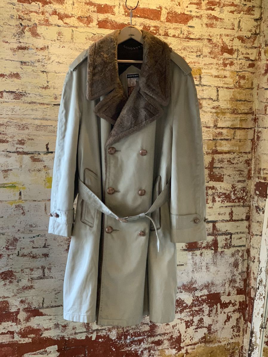 ~80s MIGHTY MAC BOARD TRENCH COAT ヴィンテージ ビンテージ マイティーマック ボアコート トレンチコート アメトラ TRAD 70s_画像1