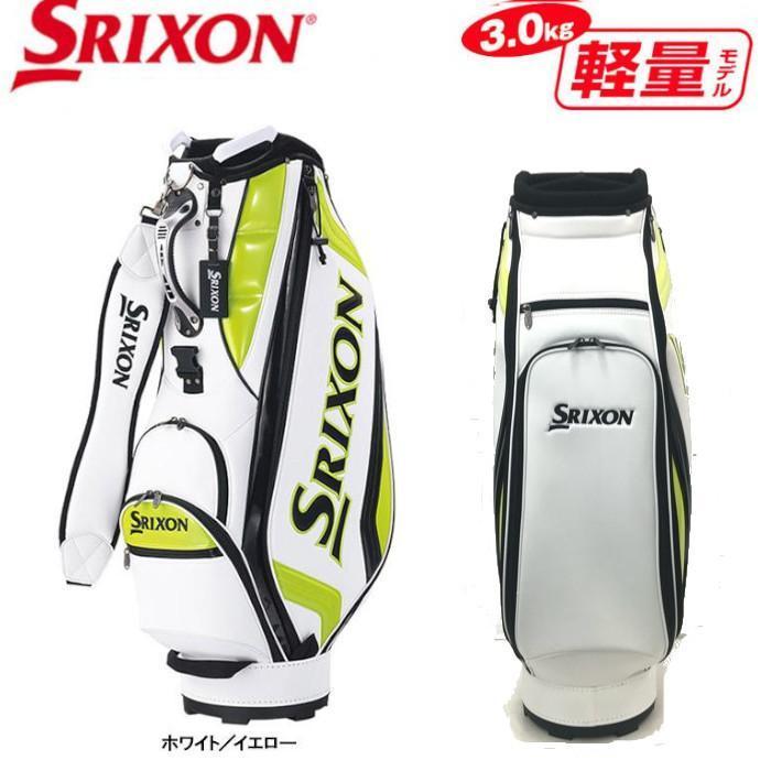 新品 SRIXON スリクソン 軽量 キャディバッグ ホワイトイエロー www