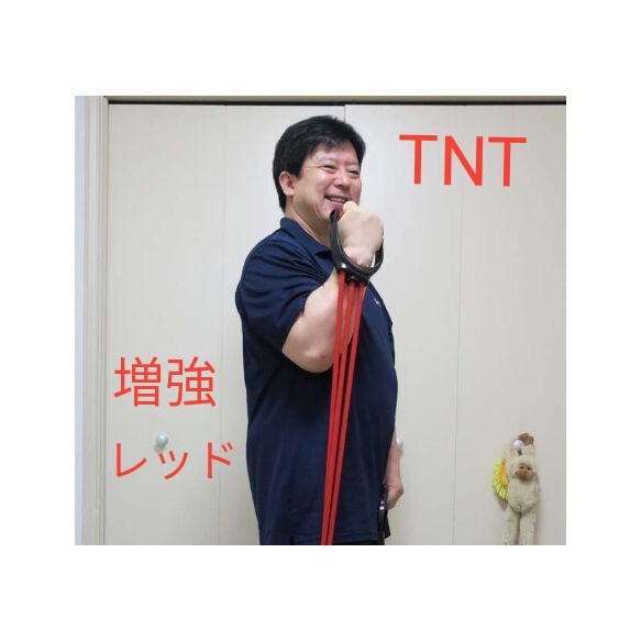 再値下　【新品】　TNT　パワーケーブル　ライフライン　増強チューブ　レッドチューブ3本　全身トレーニング　ホームトレーニング