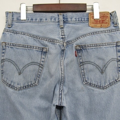 Levi's 505 サイズ W34 L32 古着 リーバイス デニム パンツ ジーパン ジーンズ スリム テーパード 1A0632_画像7