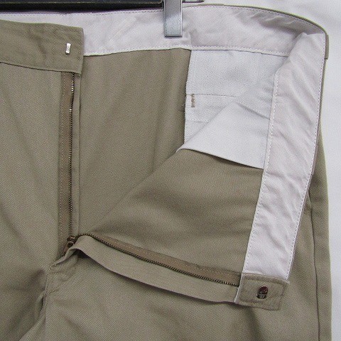 874 ビッグ サイズ W44 L29 ディッキーズ ワーク ペインター パンツ チノ カーキ ベージュ ホンジュラス製 Dickies 古着 ビンテージ 1N0610_画像6