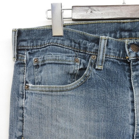 MA1217 サイズ W34 L32 古着 メキシコ製 505 LEVIS Levi's リーバイス デニム パンツ ジーパン ジーンズ スリム ストレート_画像4