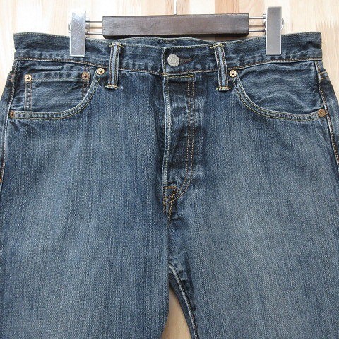 ユーロ 501 サイズ W32 L34 リーバイス デニム パンツ ジーンズ ストレート ポーランド製 Levi's 古着 1J2905_画像5