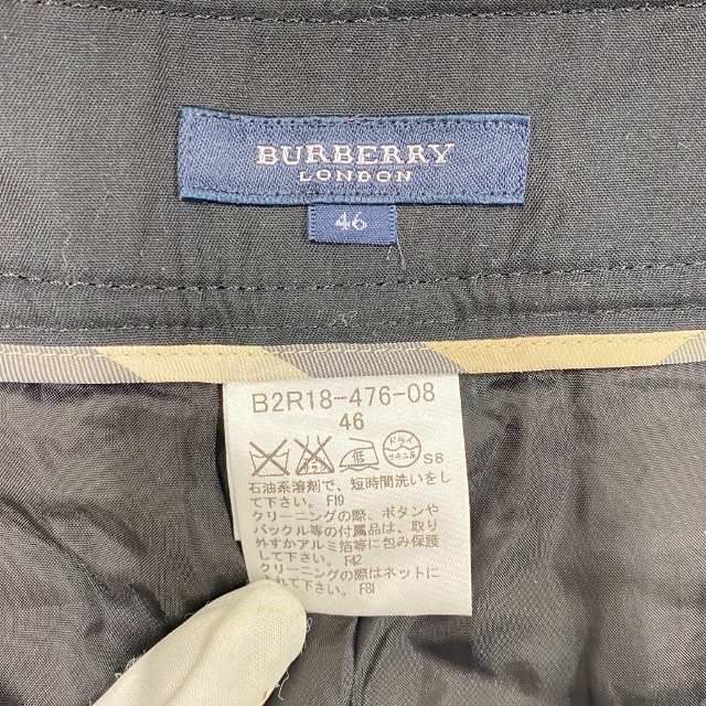 [ прекрасный товар ]BURBERRY Burberry B2R18-476-08 низ брюки шорты шорты оттенок бежевого оттенок черного [ размер 46]