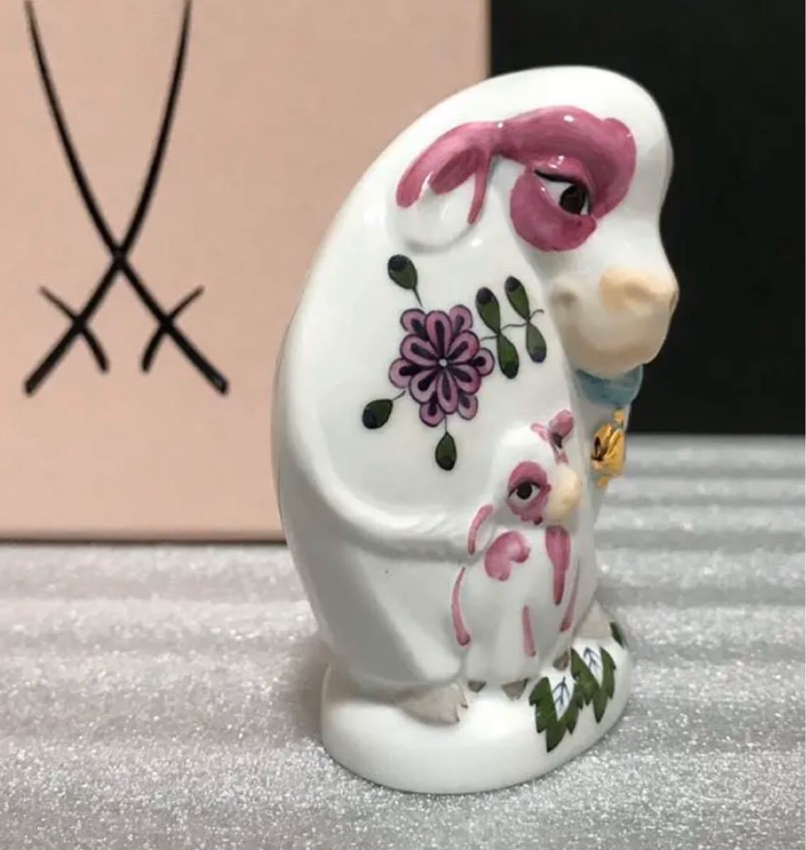 楽天 ☆マイセン☆干支シリーズ Meissen 牡牝セット マイセン 牛・置物