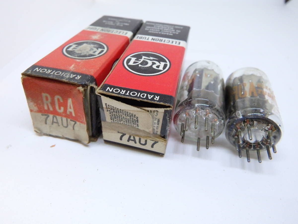 Yahoo!オークション - 真空管 7AU7 2本セット RCA クリアトップ Yahoo!オークション - 真空管 7AU7 2本セット RCA クリアトップ