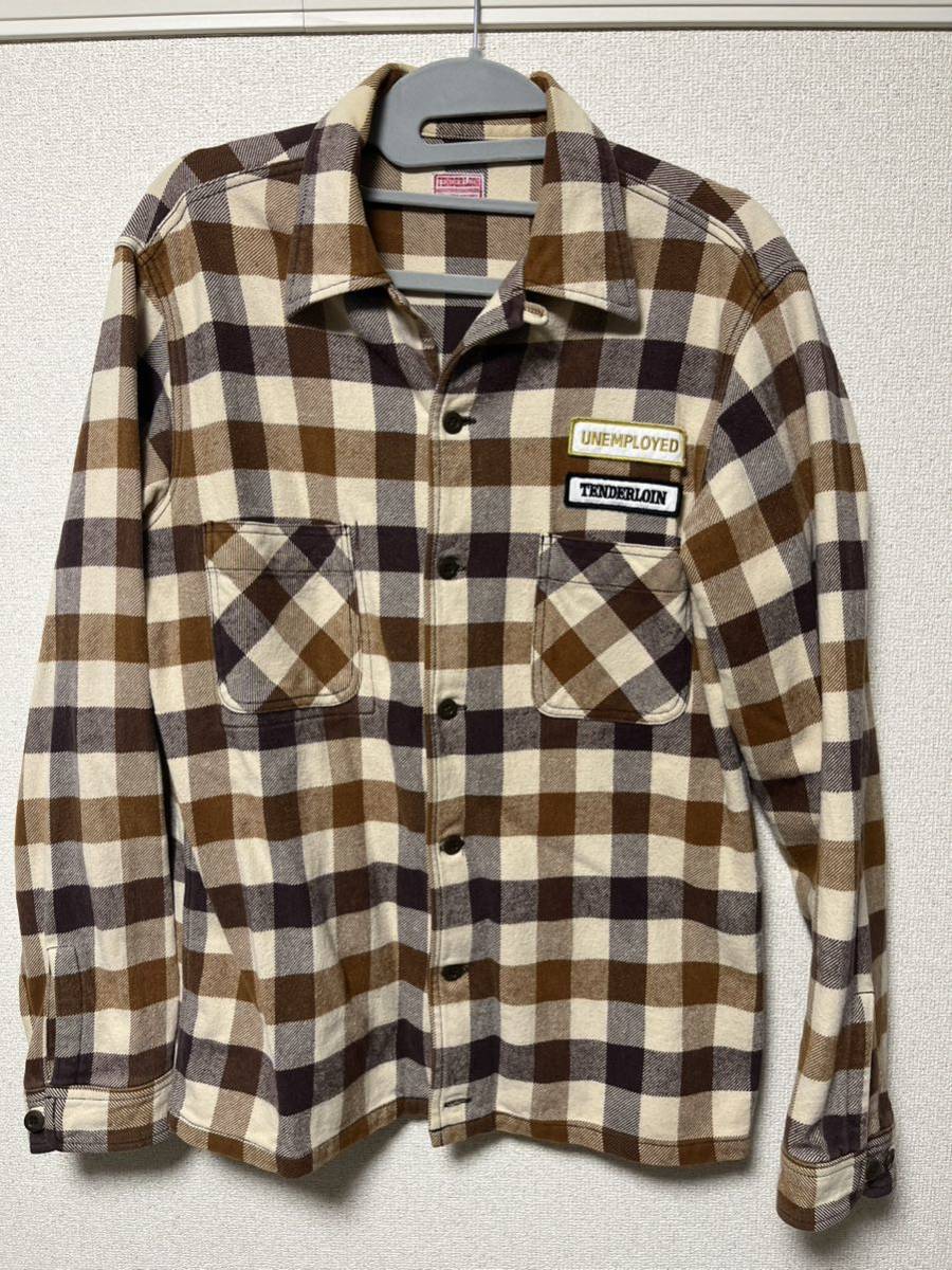 10SS テンダーロイン チェックシャツ キムタク着 TENDERLOIN XS
