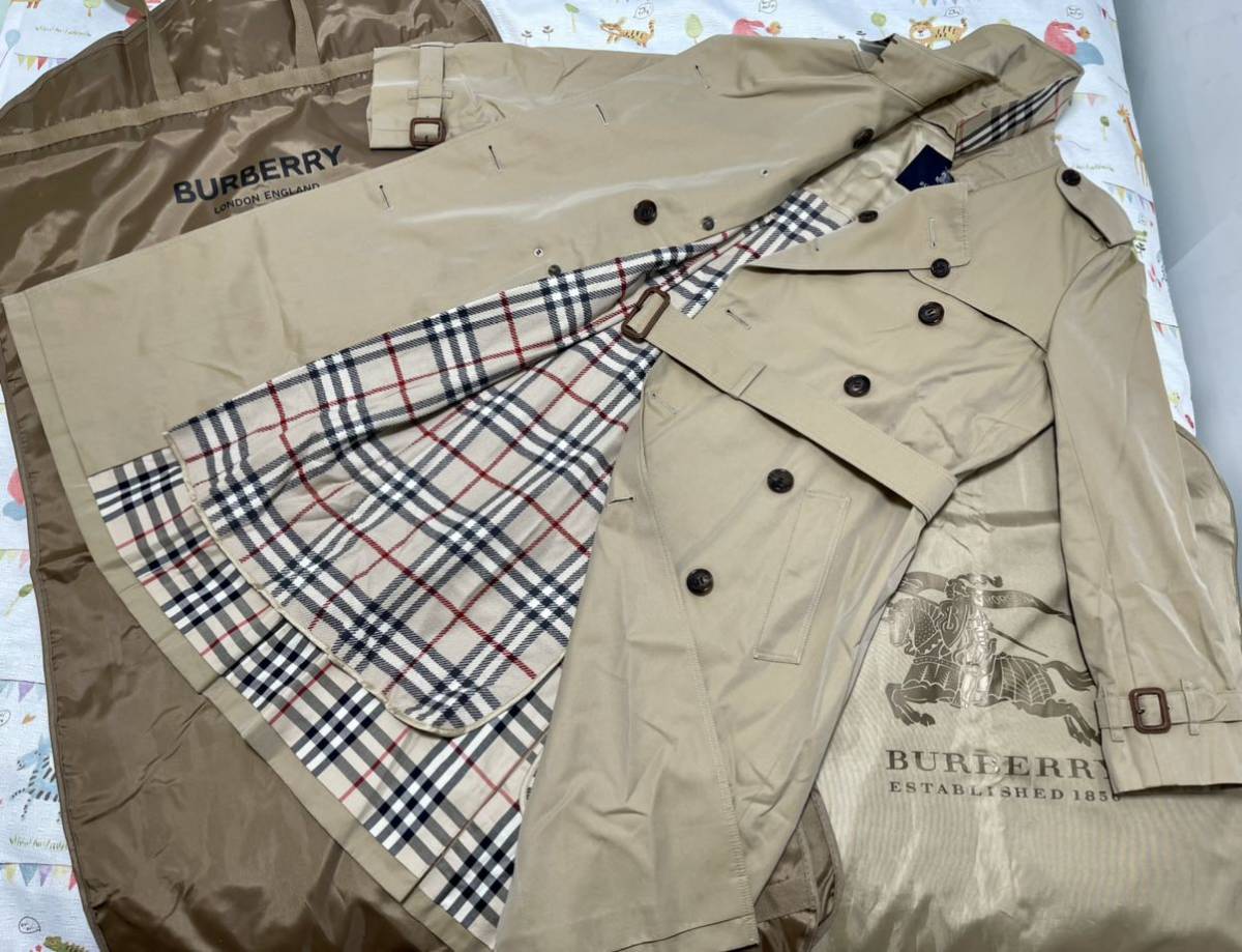 26万☆新品級高年式光沢ハニーベージュ150 38 M S BURBERRYバーバリー