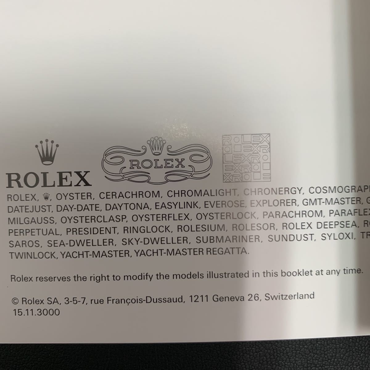 ROLEX ロレックス 冊子 7(60サイズ)_画像5