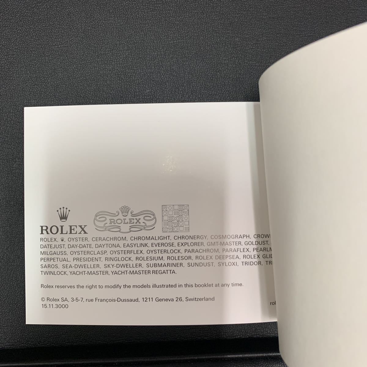 ROLEX ロレックス 冊子 7(60サイズ)_画像4