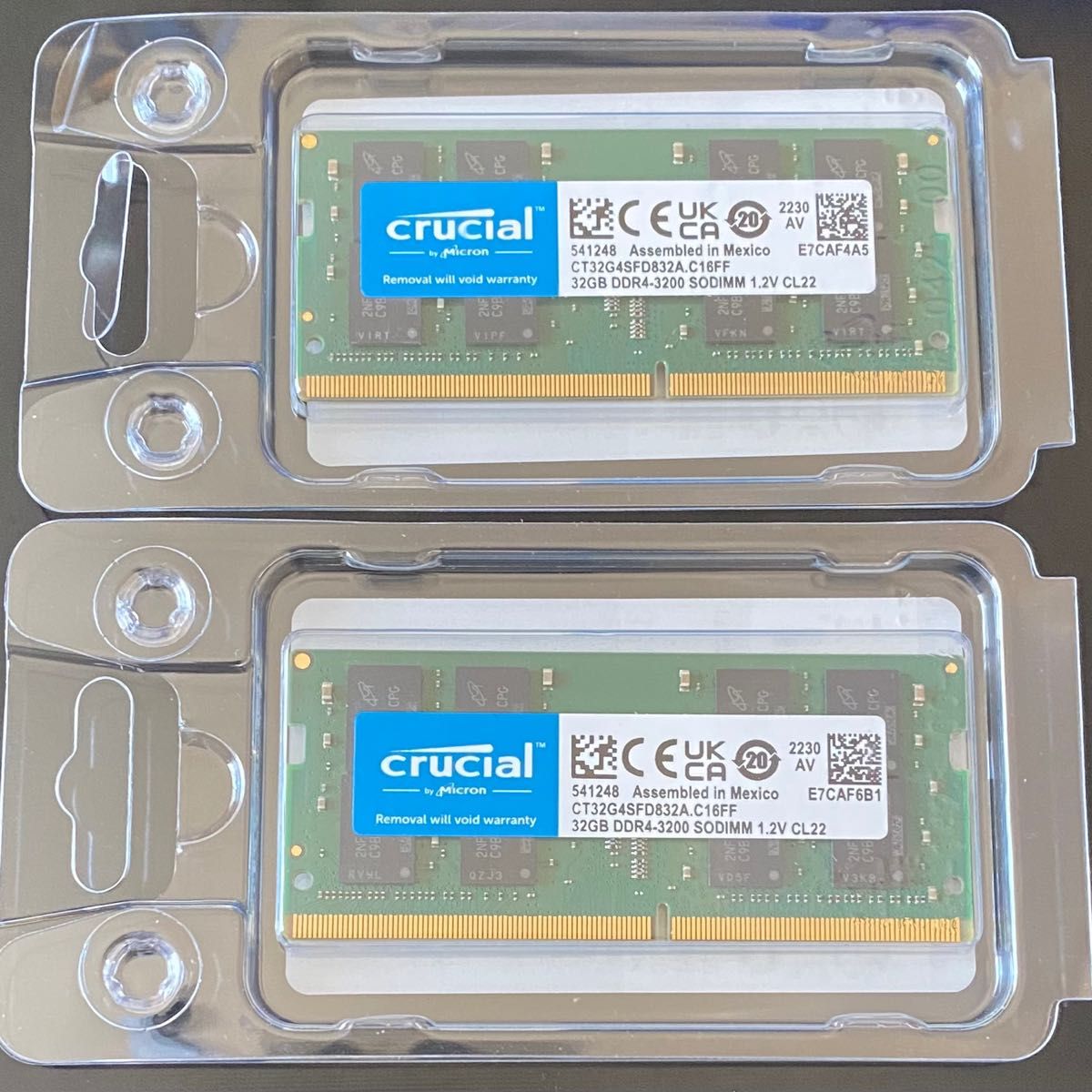 新品☆ Crucial DDR4-3200 64GB (32Gx2) (v2 | www.jarussi.com.br