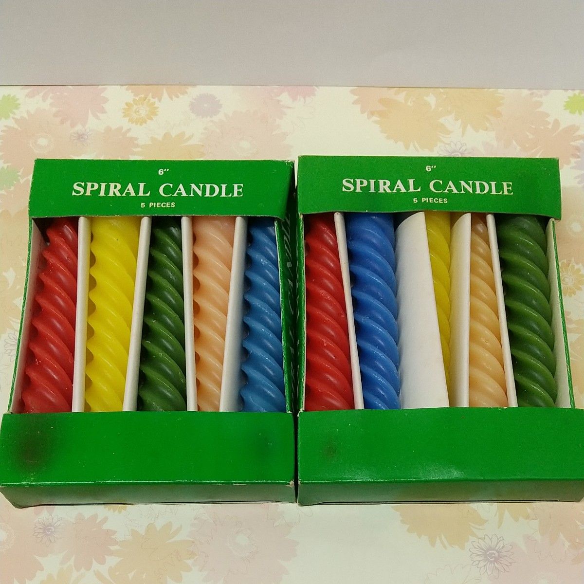 スパイラルキャンドル