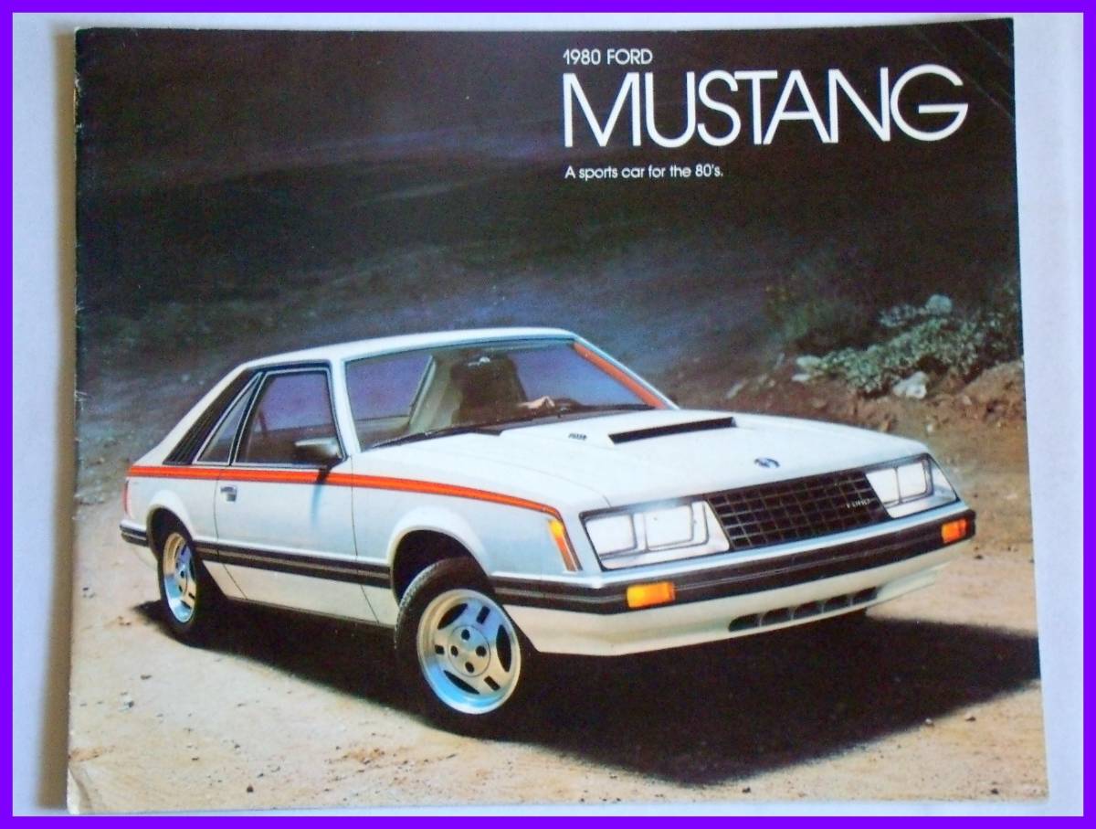 ヤフオク! - 1980年・フォード マスタング 英文カタログ
