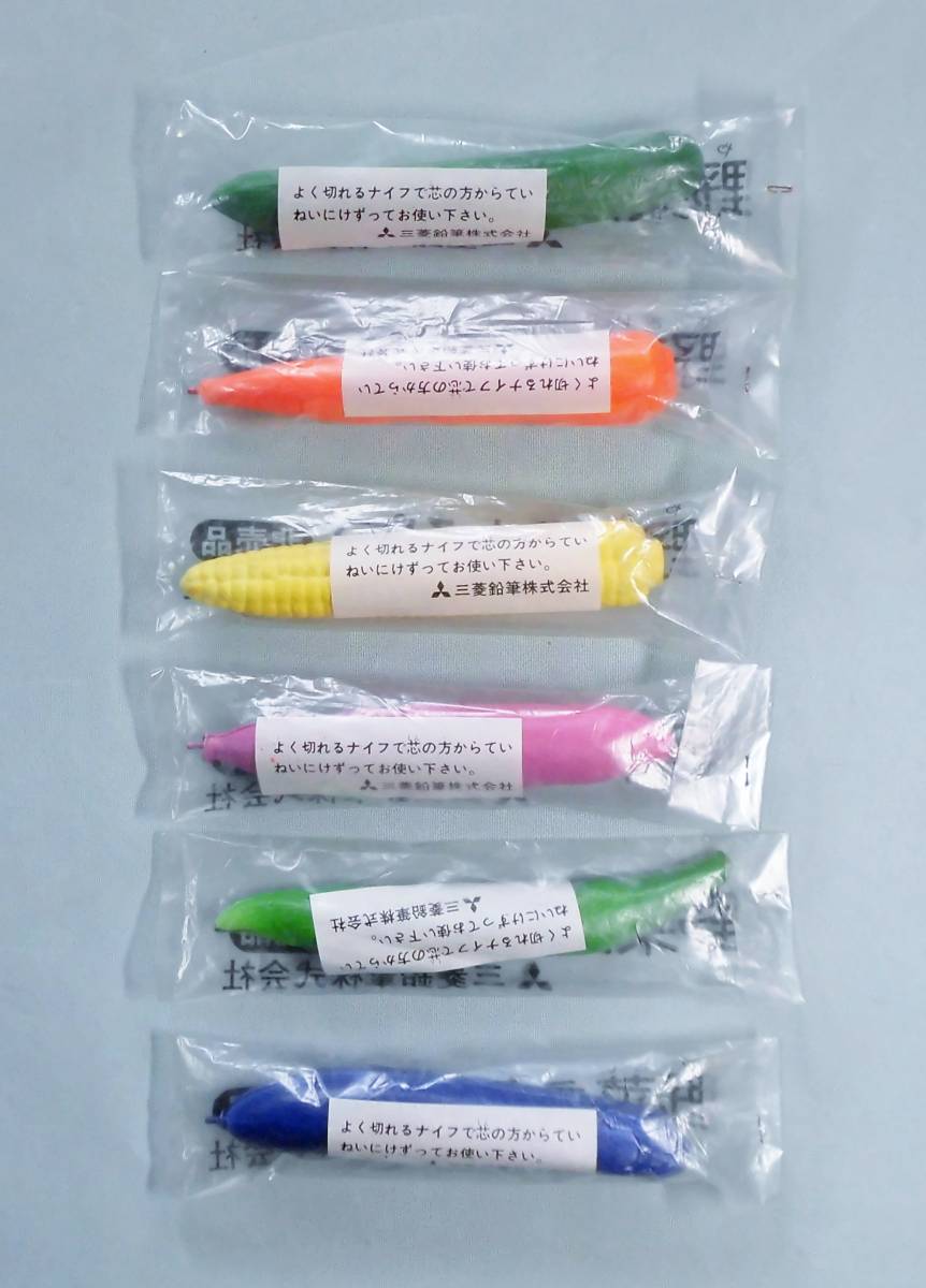 1973年 三菱鉛筆 野菜えんぴつ 全6種類 非売品 三菱鉛筆 uni 昭和レトロ 当時物_画像4