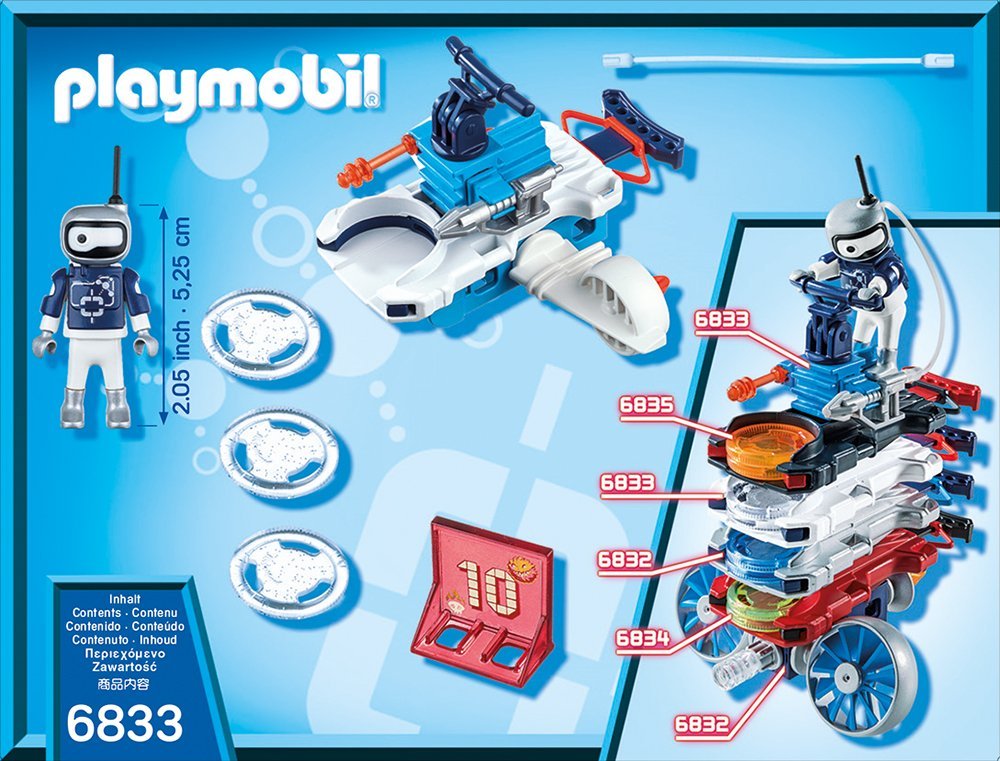  prompt decision! new goods PLAYMOBIL 6833 ice robot . disk shooter Play Mobil 