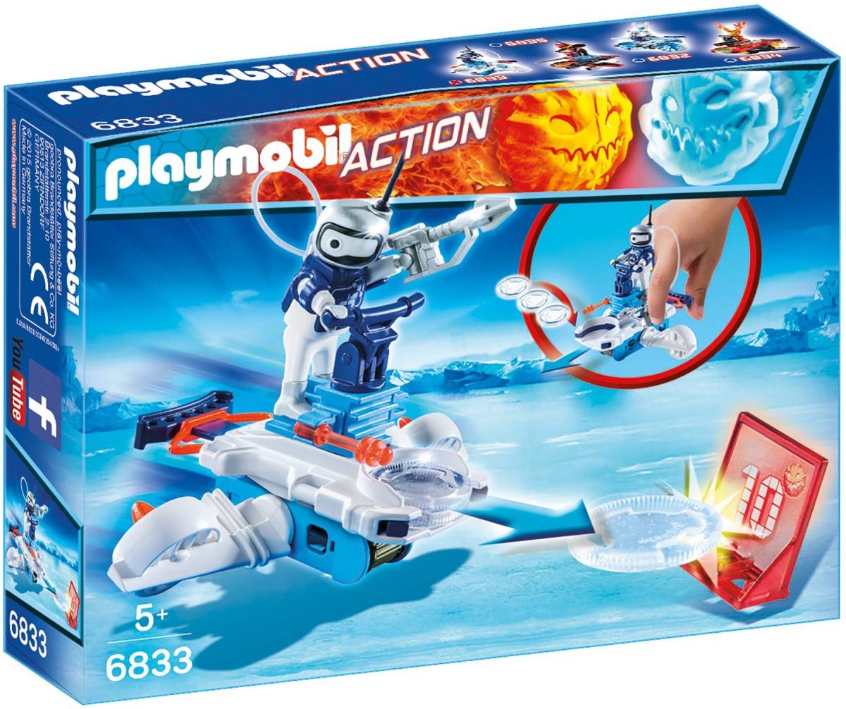  prompt decision! new goods PLAYMOBIL 6833 ice robot . disk shooter Play Mobil 