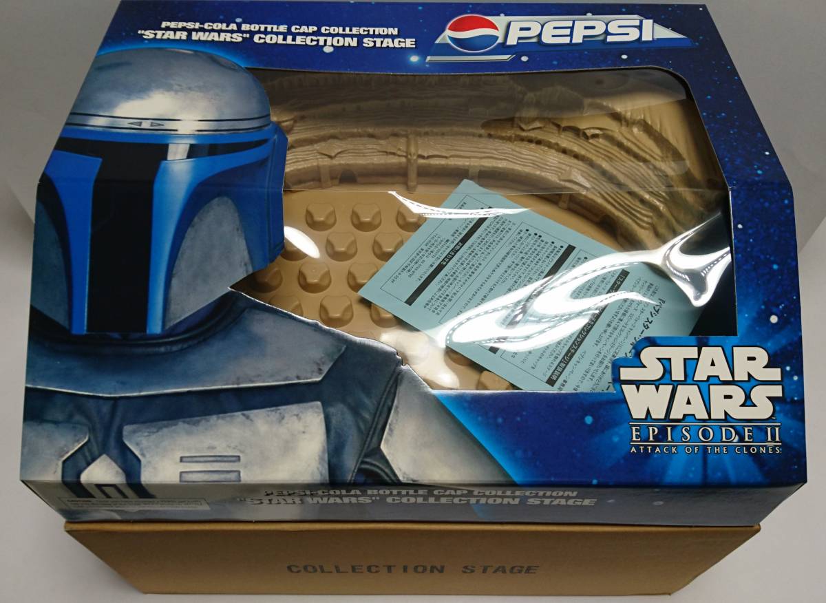[ new goods * not for sale ] Star Wars episode 2 Pepsi bottle cap collection stage [ at that time. rust attaching ]