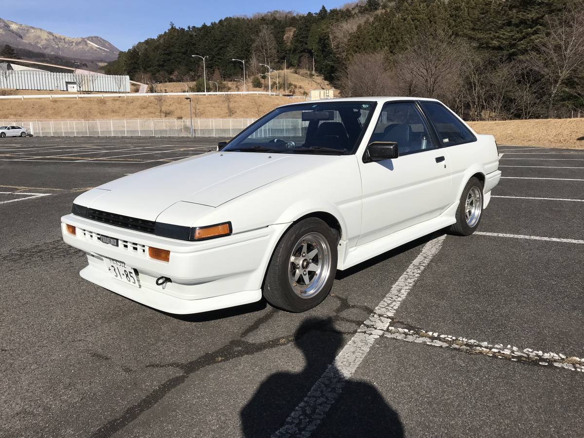 [ introduction animation equipped ] the highest quality .AE86 Sprinter Trueno GT vehicle inspection "shaken" attaching 