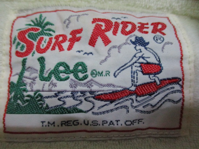 レア！　日本製　Lee surf Rider　ジャケット　リー　サーフライダー　ストライプ　パイル　ヴィンテージ　Mサイズ　古い物の為汚れ有り_画像2
