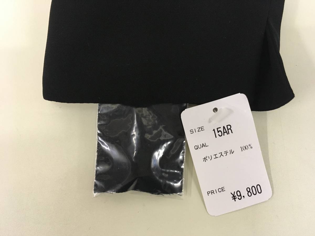 N71 новый товар 15 номер 15AR грудь 92 бедра 97 рост 158 талия 73 чёрный черный формальный костюм One-piece + жакет 2 позиций комплект 