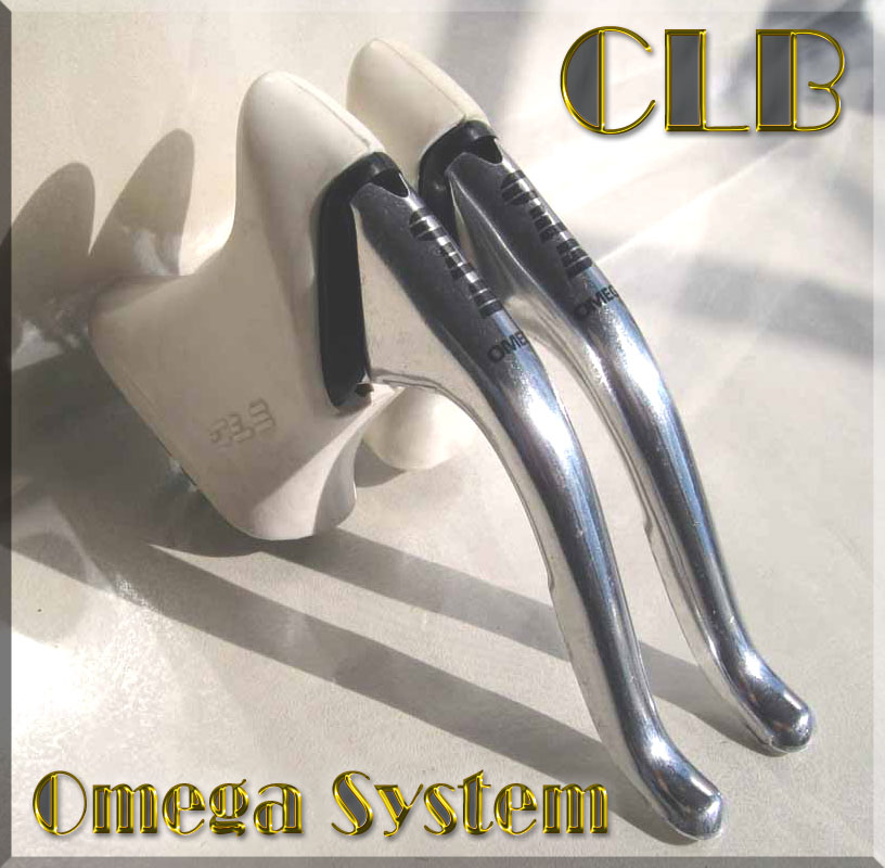 ☆超Rare 美intage CLB Omega System classic silver ブレーキレバー 未使用新品 元箱付き☆