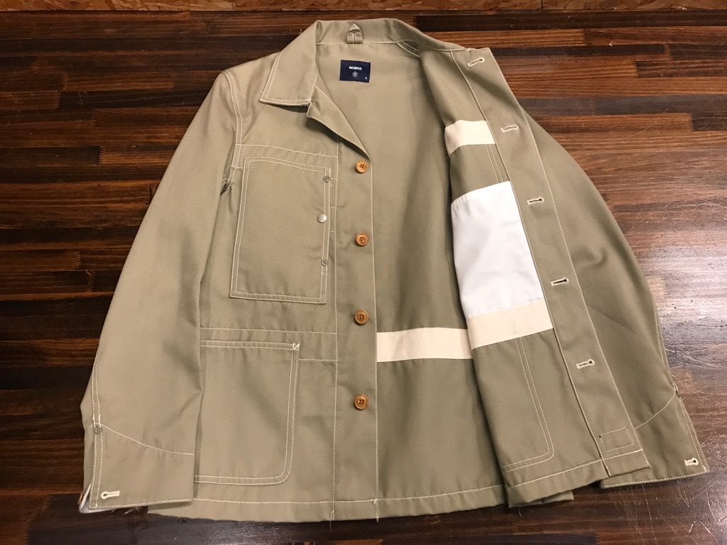 D267 メンズ ジャケット INCERTUS UNITED ARROWS Dickies インケルトゥス ユナイテッドアローズ ディッキーズ ベージュ ワーク コラボ / M_画像4