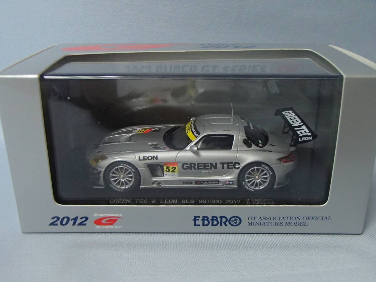 エブロ 1/43 グリーン テック&レオン SLS #52 スーパーGT300 2012 （44747）の画像2