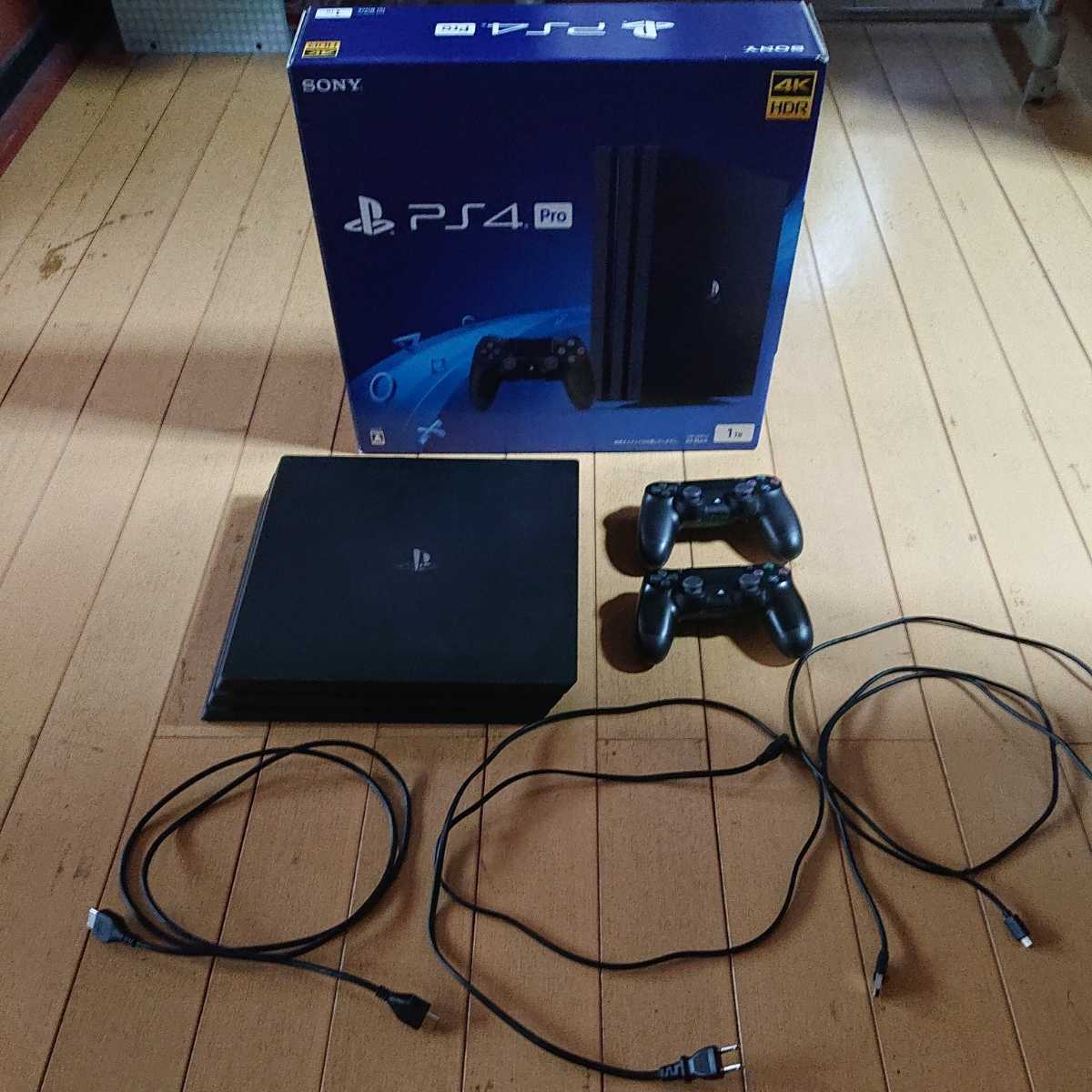 期間限定今なら送料無料 PlayStation®4 Pro ジェット ブラック SSD 1TB