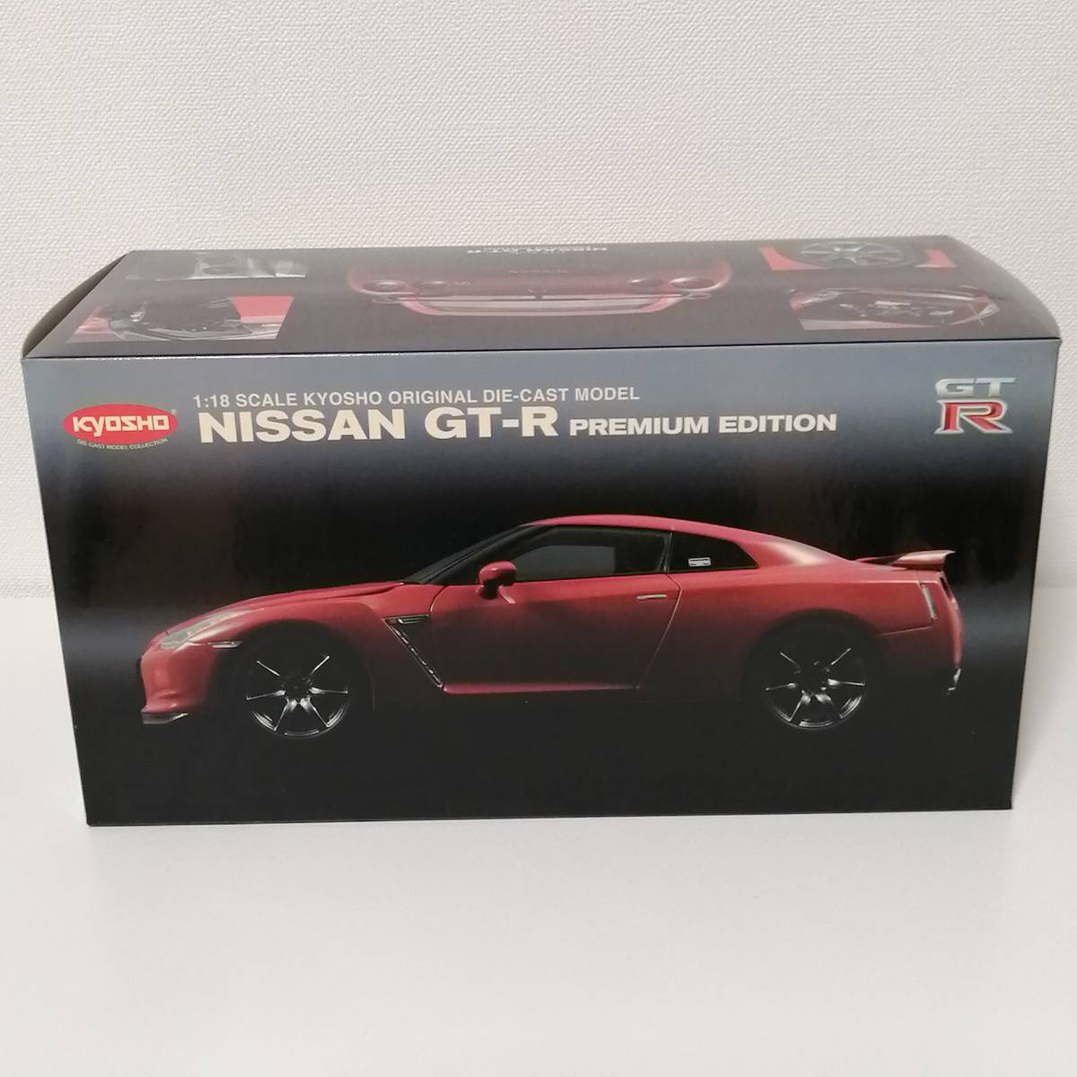 京商　KYOSHO　1/18　NISSAN　日産　GTR　R35　RED　スカイライン　ミニカー　検 オートアート _画像1