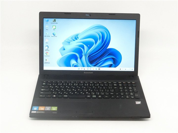 カメラ内蔵/中古ノートパソコンLenovo　G505　AMD　E1-2100/8GB/SSD128GB/HDMI/USB3.0/WIFI/テンキー/WIN11/office搭載_画像1