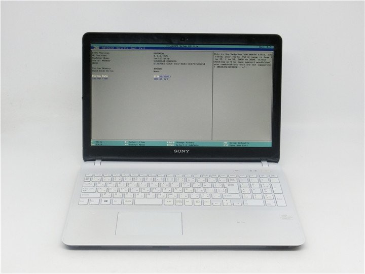 最安値に挑戦】 SONY VAIO SVF15218CJW 第3世代i5 メモリー4GB BIOS