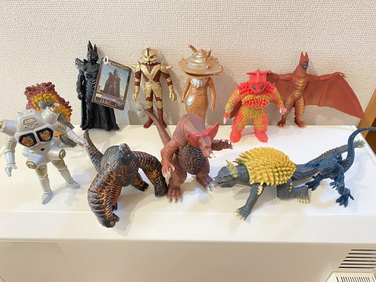 ヤフオク! - ウルトラ怪獣 ゴジラ ソフビ セット ウルトラマン怪獣 バ...