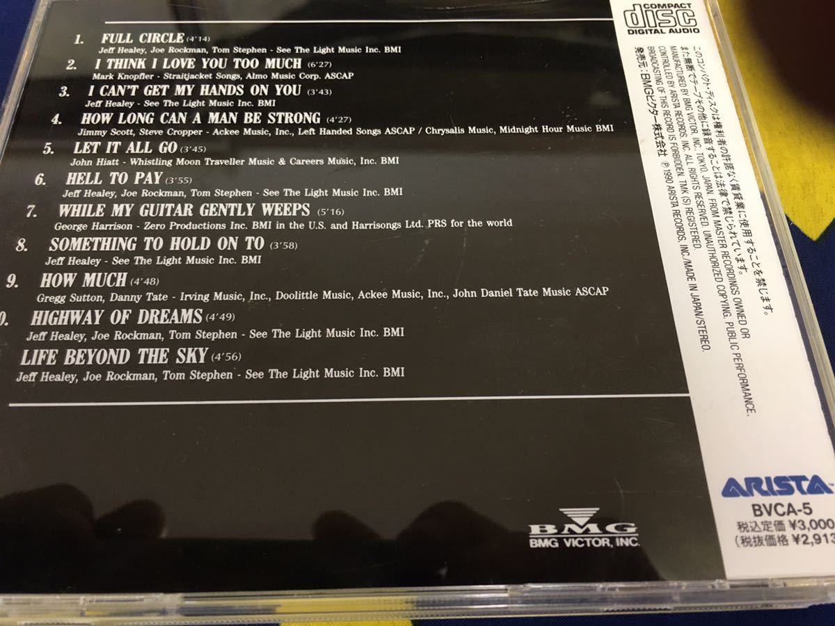 The Jeff Healey Band★中古CD国内盤「ジェフ・ヒーリー～ヘル・トゥ・ペイ」の画像2