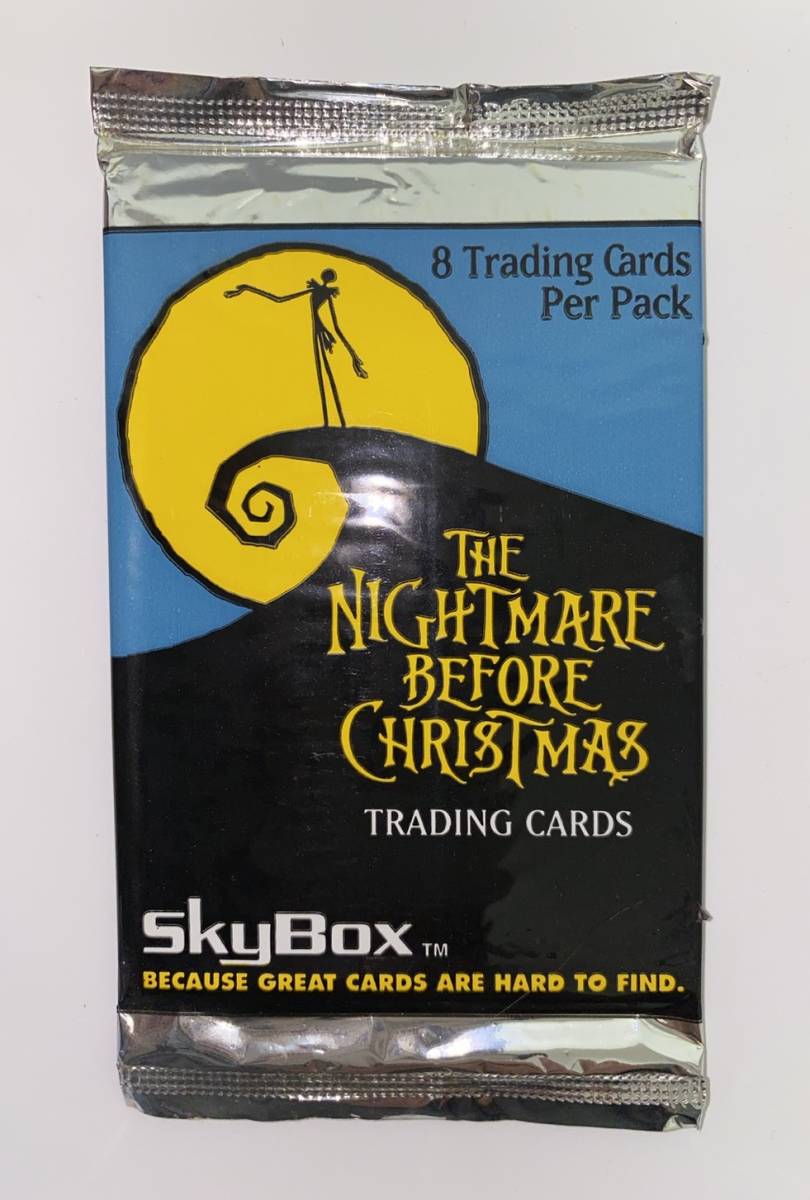 *SkyBox The Nightmare Before Christmas коллекционная карточка нераспечатанный товар 10 упаковка (80 листов ) за границей :USA производства в это время было использовано 