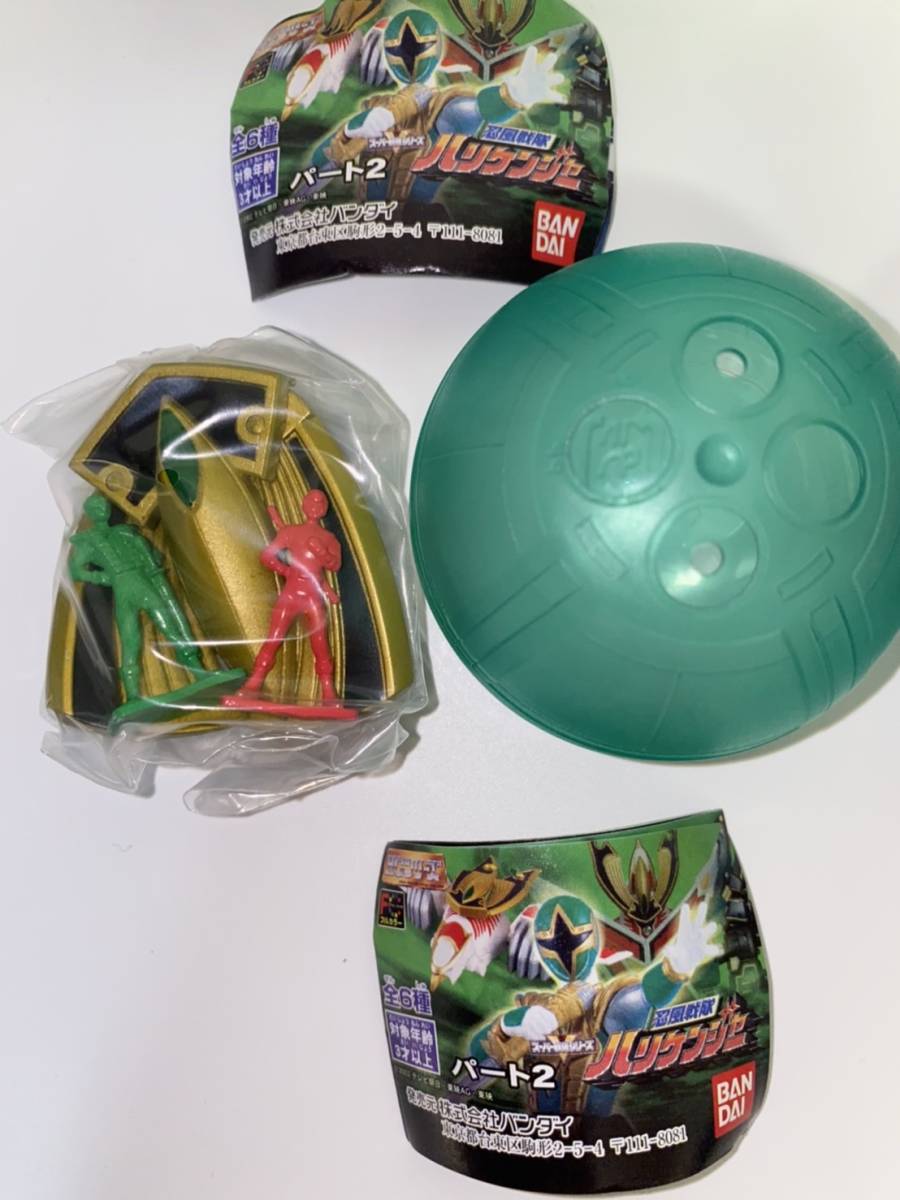 * Bandai HG Ninpu Sentai Hurricanger mechanism ball 2 ~ roar .no volume ~ all 6 kind set new goods * unopened roar . god shuli ticket ja-