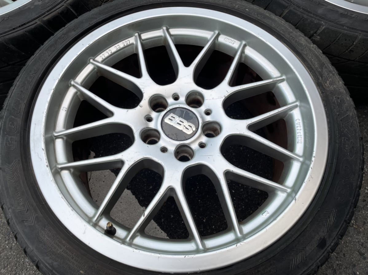 BBS RX209 18インチ 8.5J+10 BMW E60 E61 E39 PCD120 ドイツ製 メッシュ シルバー 5穴 年末年始発送可能 LM RG RS