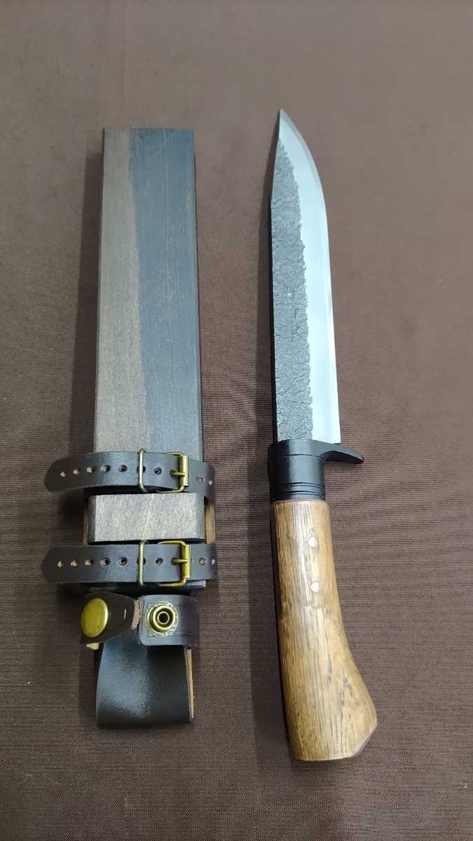 トヨクニ 豊国 槌目剣鉈 剣鉈 狩猟刀 ハンティングナイフ 21cm トヨクニ 豊国 槌目剣鉈 剣鉈 狩猟刀 ハンティングナイフ 21cm