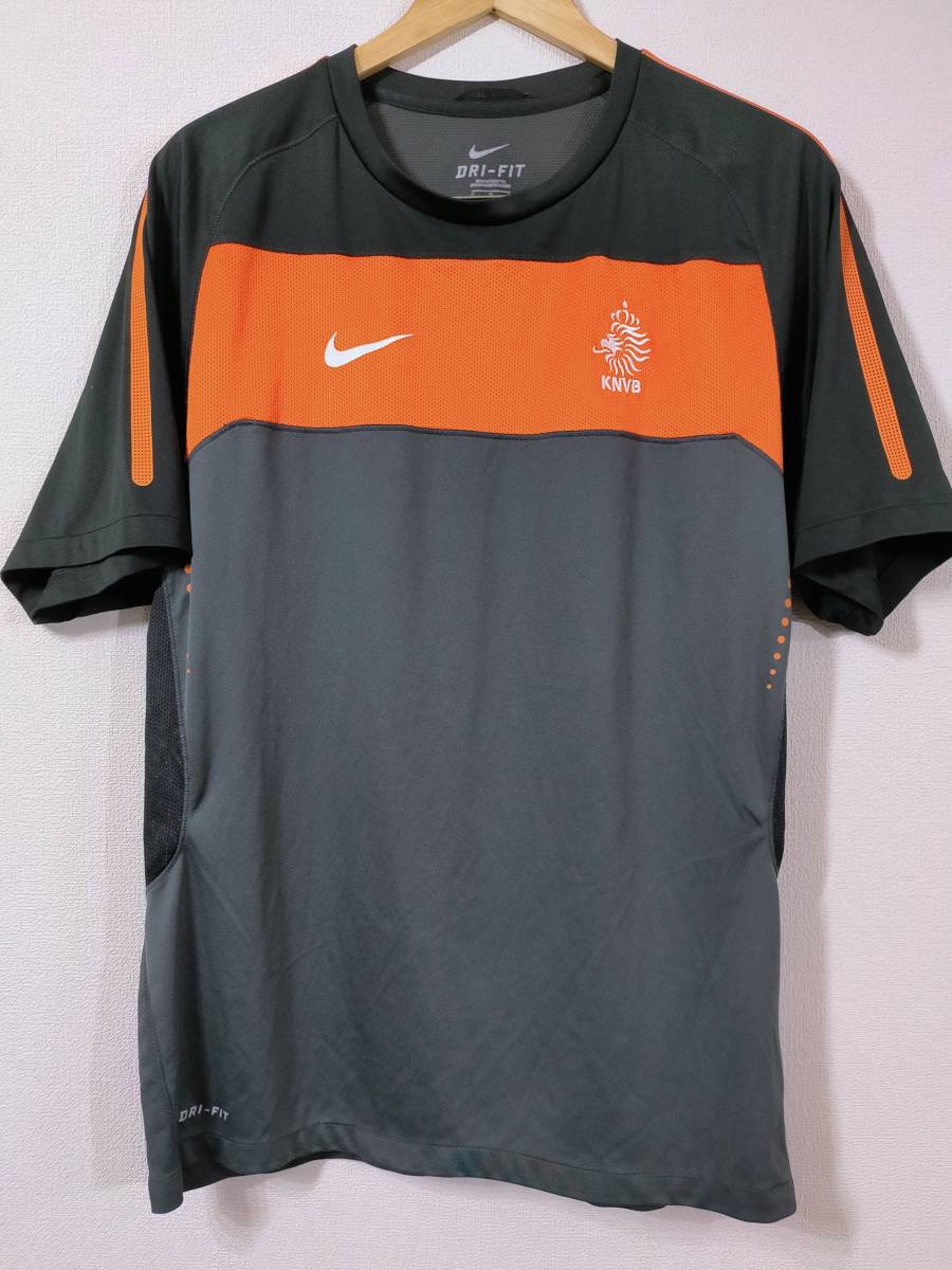希少 Nike オランダ代表 トレーニングウェア Tシャツ ブラック 黒