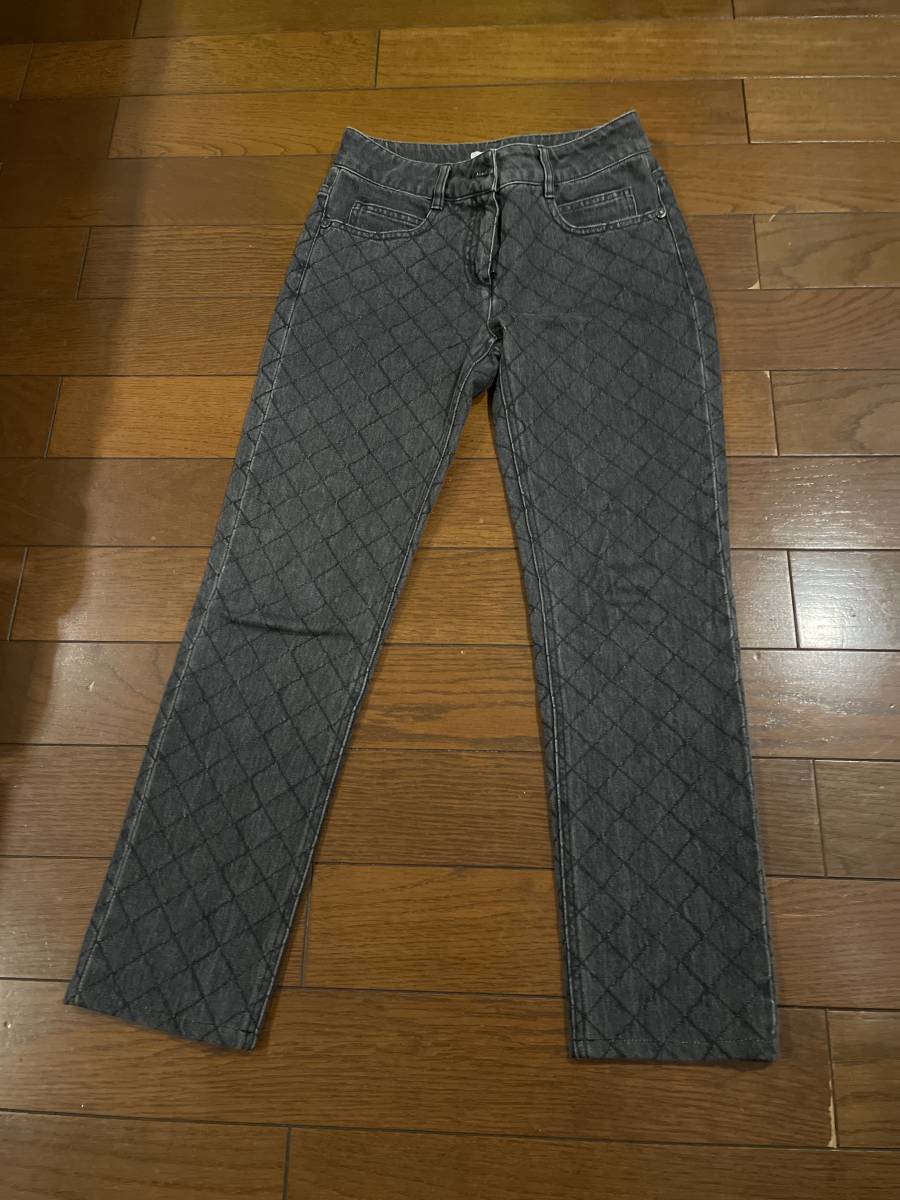 CHANEL デニム パンツ ジーンズ 36 マトラッセ investigacion