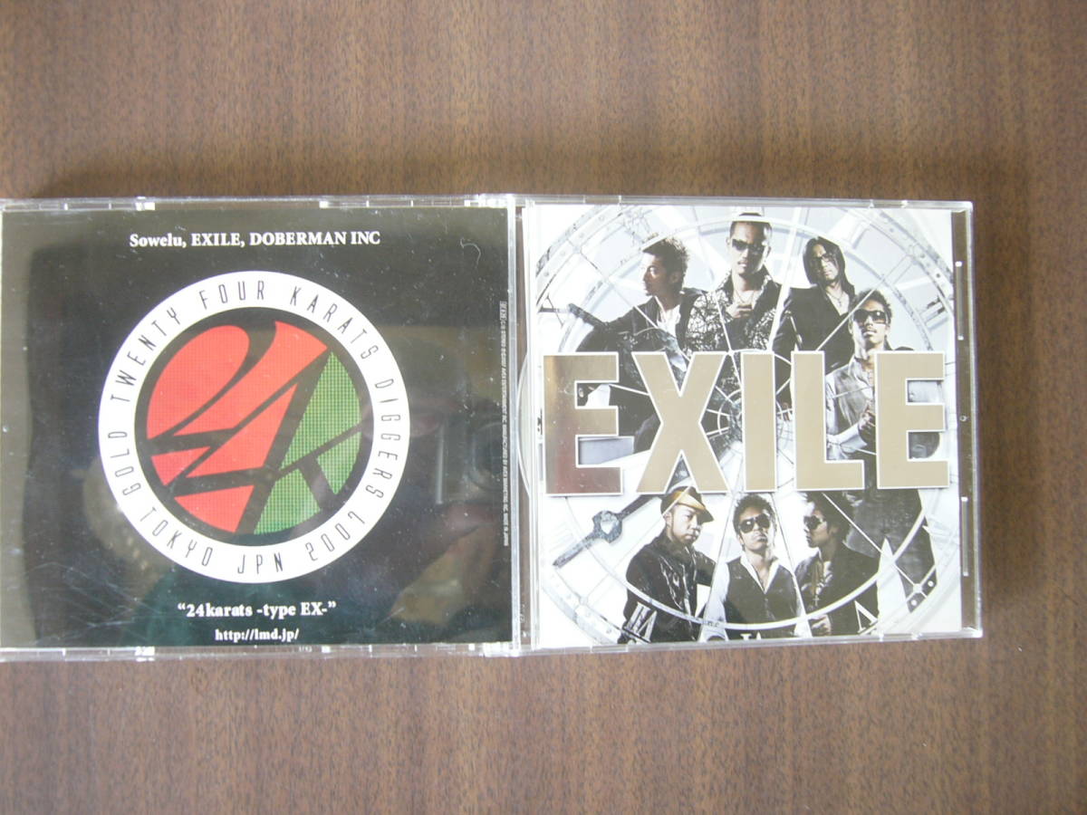 EXILE （CD＋DVD）セット/25thシングル「時の描片 〜トキノカケラ〜/24karats -type EX-」＋21thシングル 「Everything」CD+DVD・紙ケース_画像3