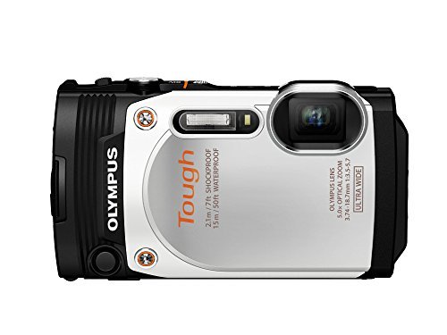 OLYMPUS デジタルカメラ STYLUS TG-860 Tough ホワイト 防水性能15ｍ 可動 (未使用の新古品)