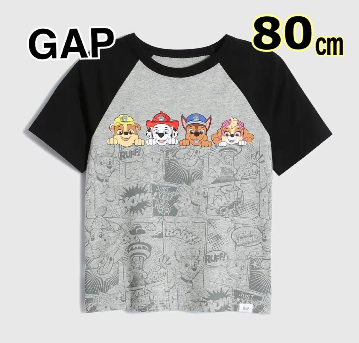 GAP  パウパトロール　tシャツ  半袖　ベビー　キッズ　80 半袖Tシャツ